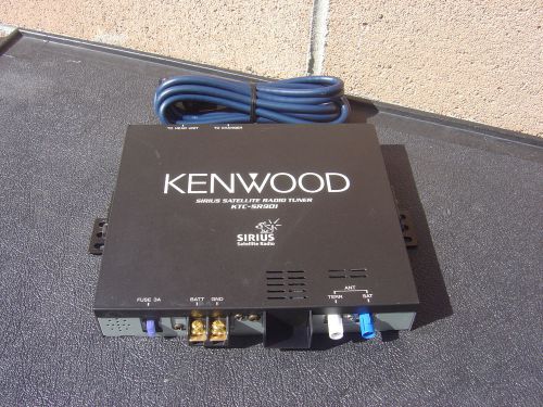 Kenwood ktc-sr901 sirius satellite receiver still activated nice look
