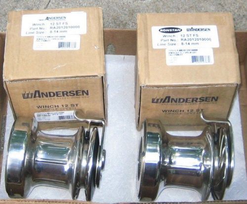 Andersen  12st self tailing winches (pair)