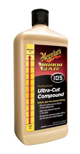 Meguiar's m105 mirror glaze ultra-cut compound - 32 oz.