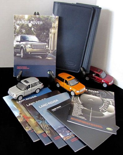 2010 land rover range rover with navigation owners manual set  #o137