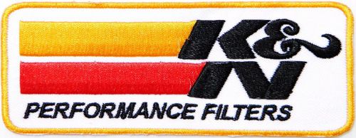 K&amp;n logo cleaning air filter racing patch sew iron on jacket t-shirt cap sign #3