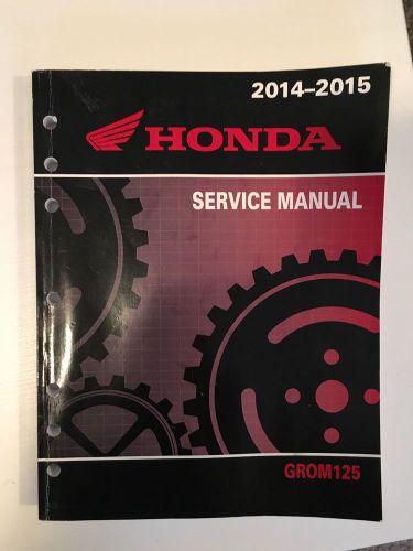 2014-2015 honda grom service manual