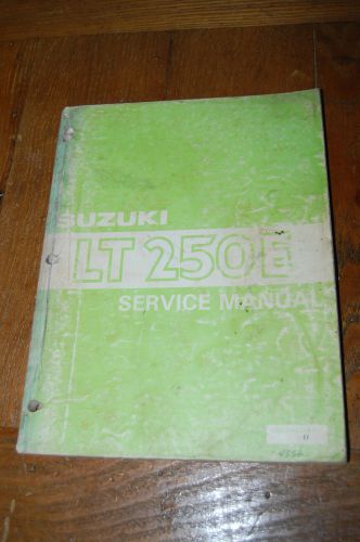 1986 suzuki lt250e atv oem service shop repair manual