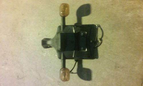 Ducati plate holder with turn signals