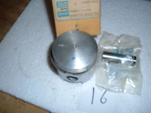 Piston, nos vintage jlo 100cc w/ rings, pin, circlip  #099.05.900/00 -snowmobile