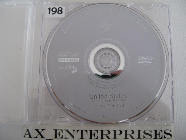 2007 2008 acura tl tsx navigation white dvd map 4.73a rel @ 10/2008 update 2009