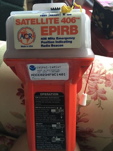 Satellite 406, class 1 epirb, 2759 radio beacon
