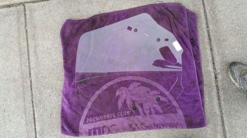 Can-am spyder rt vented clear windshield (new) - 219400415