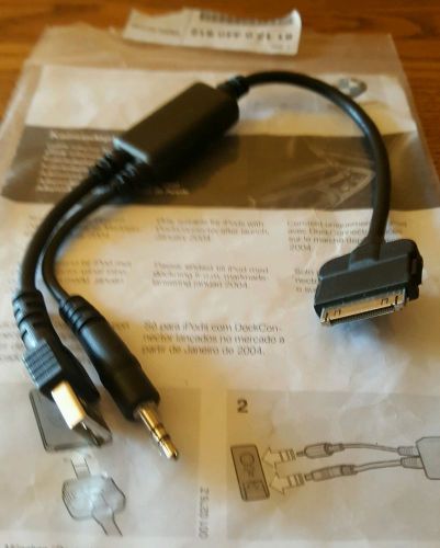 Genuine bmw cable adapter for apple ipod iphone oem bmw new