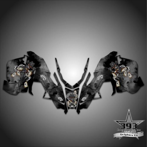 2015-2016 polaris axys decal sticker wrap graphics outlaw black