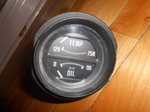 1970 to 1973 datsun 240z dashboard temp / oil gauge