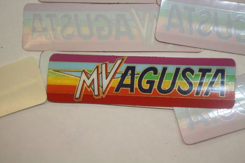 Mv agusta factory decals with mv logo and international racing colors