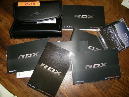 2015 acura rdx  owners manual with case and navigation acu174
