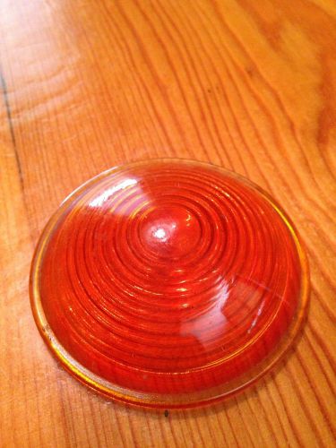 Vintage  kd amber side marker light lens part # 519 520 521- euc