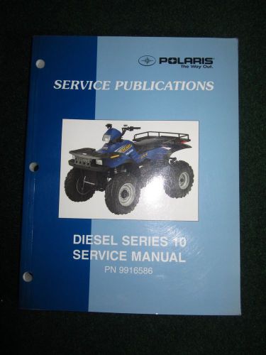 2001 polaris diesel series 10 a10ch46ca atv service repair shop manual 9916586