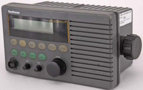 Raytheon ray 430 marine radio multifunction loudhailer no microphone