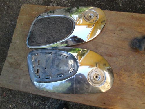Honda 305 dream chrome gas tank panels