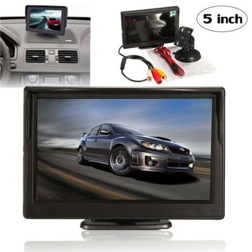 5 inch tft lcd car rear view backup reverse monitor parking night vision display
