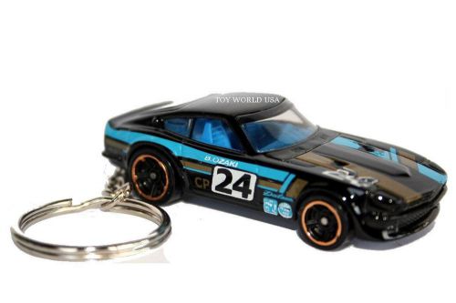 Custom key chain datsun 240z racing black