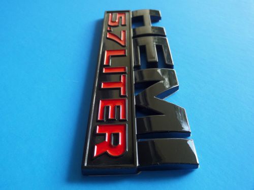 3x black hemi 5.7 liter dodge ram 1500 2500 3500 emblem fender tailgate 5.7l new