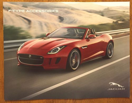 Jaguar f-type accessories brochure catalog