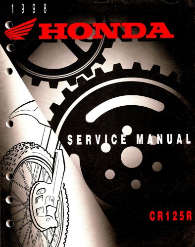 1998 honda cr125r motocross motorcycle service manual -cr 125 r-honda-cr125