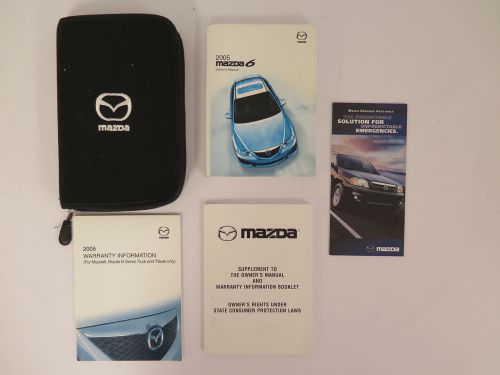 2005 mazda 6 owners manual book