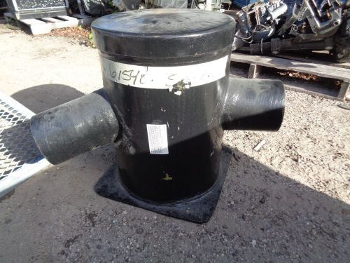 Nauqualift silencer 1xt-thu-2108 6" in/out 14.25" round 20"h marine muffler corp