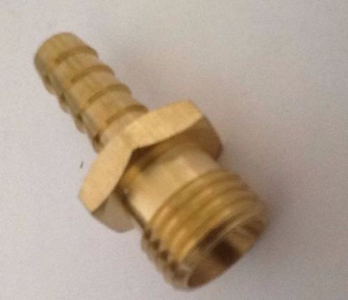 Fitting adapter 5/16" barb to m14x1.5 male inverted flare fuel air gas oil  l-3l
