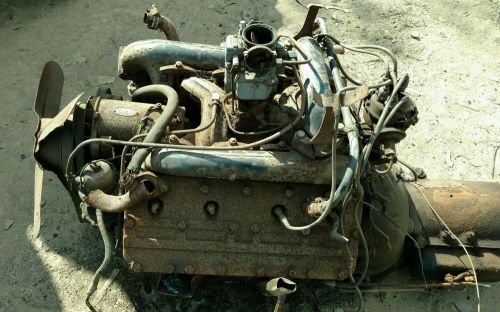 Cadillac engine flathead and auto transmission  v-8 1948