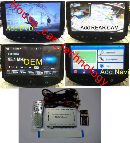 Video interface for chevrolet trax/sonic/spark mylink add gps/dvd/rear camera