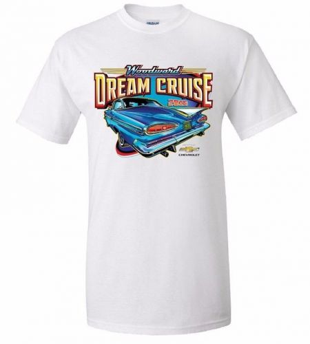 Woodward dream cruise - 2015 official t-shirt white adult 3xl