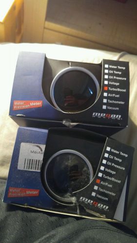 Megan racing boost and air/fuel gauges
