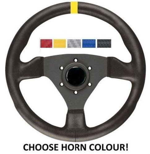 Genuine leather drift rally steering wheel fit omp momo sparco boss kits 330mm