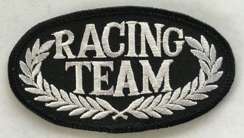Racing team embroidered cloth patch.