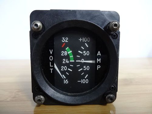 Cirrus sr 20/22 volt &amp; amp indicator cirrus p/n 16472-001