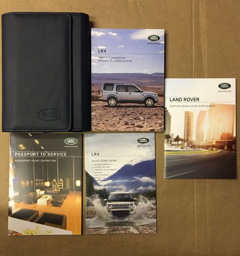 2016 land rover lr4 owner&#039;s manual with case