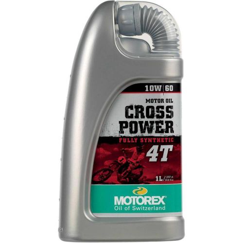 Motorex 10w-60 cross power fully synthetic 4t motor oil 1l quart 10w/60