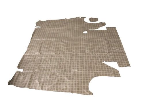 1966-1967 mercury comet trunk mat plaid