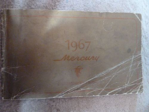 1967 mercury registered owner&#039;s manual