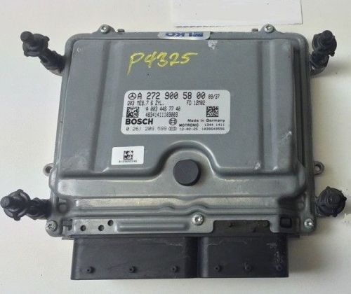 11-12 mercedes glk350 ecu ecm pcm oem engine control module computer a2729005800