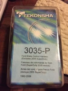 New tekonsha 3035-p brake control wiring adapter for ford -  save $