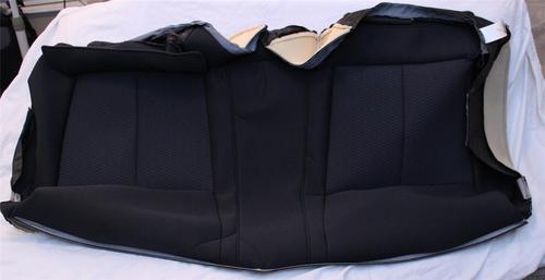 07-09 nissan altima black rear bottom seat cover oem oe factory