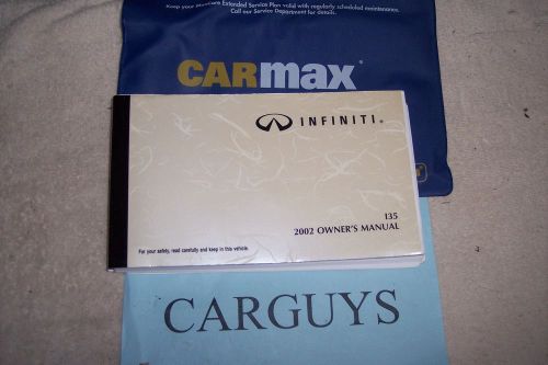 2002 j 135 infiniti owners manual with a carmax case