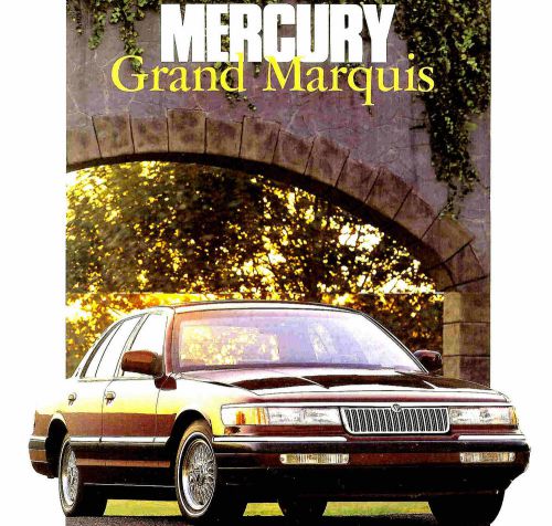 1992 mercury grand marquis brochure -grand marquis gs-grand marquis ls