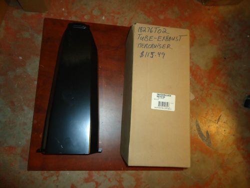 Mercury marine boat  tube - exhaust, part # 18276t02, new in box black