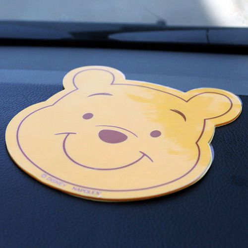 Non-slip anti-slip silicone mat pad for car dashboard smartphone / winnie the po