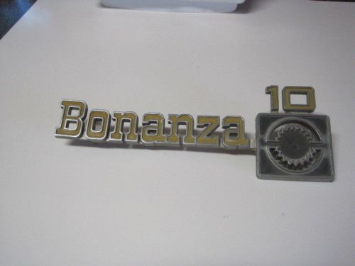 Chevrolet fender emblem  1979  1975 1980 gm bonanza 10  used no pits 363181 oem