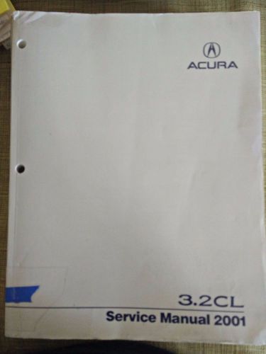 Acura 3.2cl service manual 01-03
