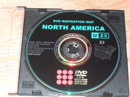 Toyota lexus navigation cd dvd disc u23d navagation disk oem map u23 u 23
